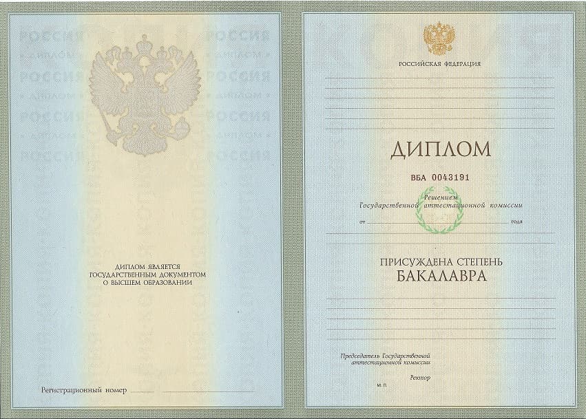 Диплом бакалавра 2003-2010