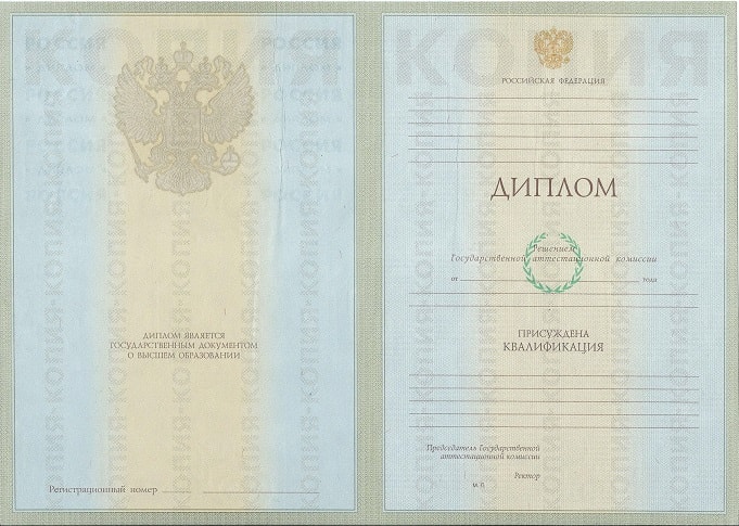 Диплом специалиста 2003-2010